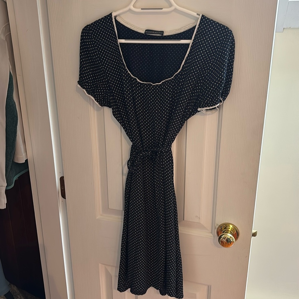 Brandy Melville polka dot milkmaid dress